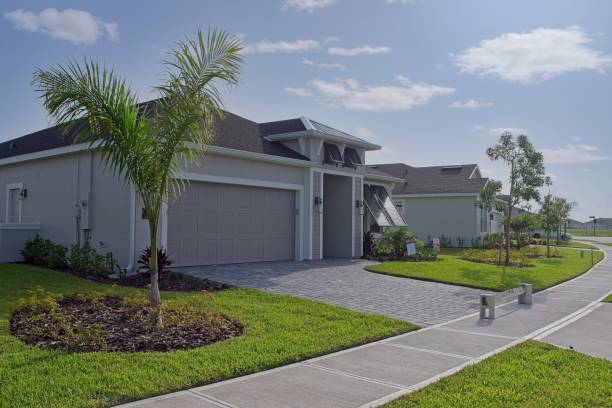 Permeable Paver Driveway in Kingsland, TX